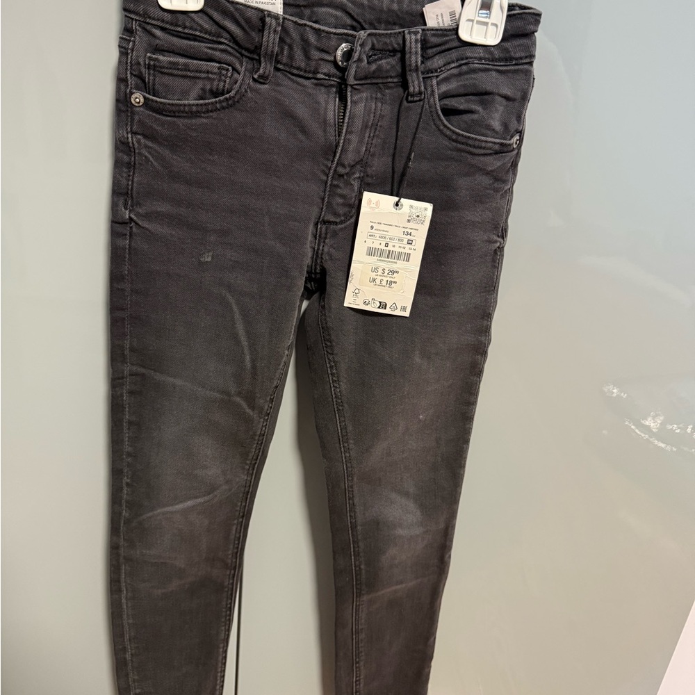 Zara Charcoal Denim Pants